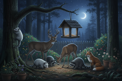 What’s Eating My Birdseed at Night? A Backyard Mystery