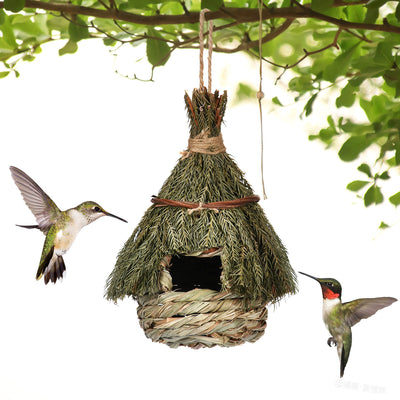 Straw Bird Nest Birdhouse