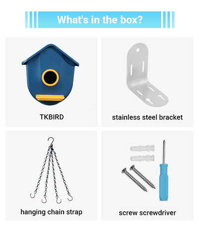TkBird Smart Birdhouse – HD Night Vision + AI Bird ID (Pre-Order Now!)