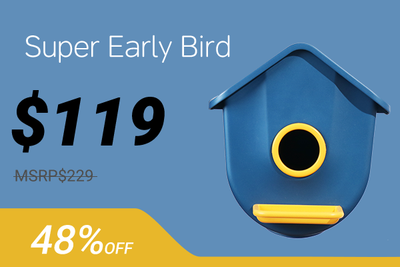 TkBird Smart Birdhouse – HD Night Vision + AI Bird ID (Pre-Order Now!)