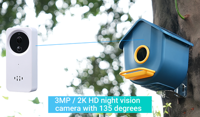 TkBird Smart Birdhouse – HD Night Vision + AI Bird ID (Pre-Order Now!)